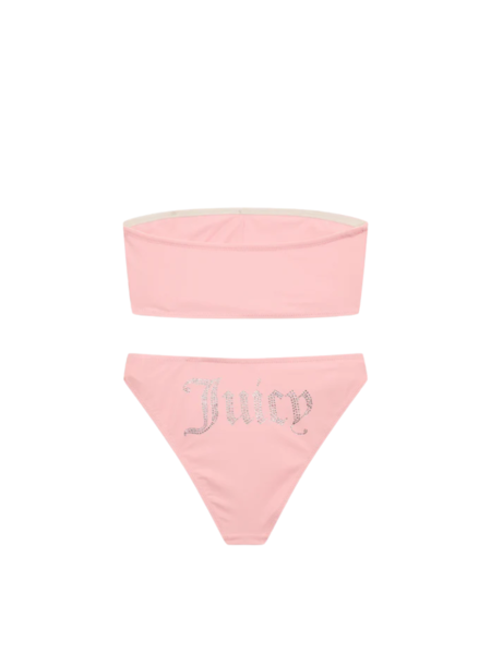 Juicy Couture Bandeau Bikini - Juicy Pink Juicy Couture Juicy Couture Bandeau Bikini - Juicy Pink