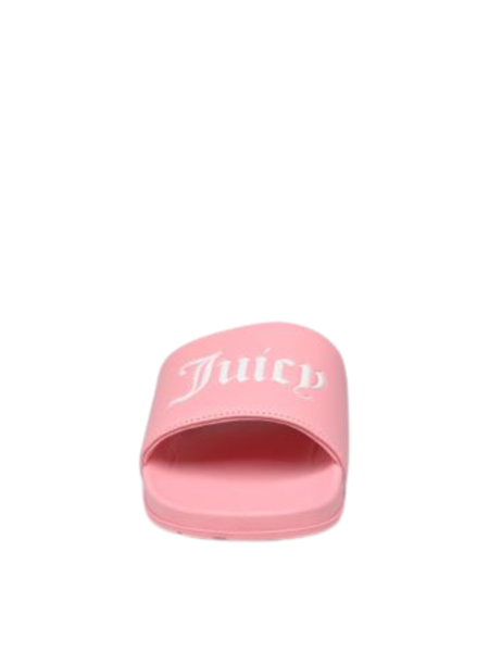 Juicy Couture Carmen Collegiate Embossed Pu Slider - Juicy Pink Juicy Couture Juicy Couture Carmen Collegiate Embossed Pu Slider - Juicy Pink