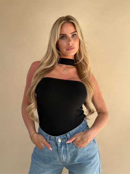 La Sisters Choker Bodysuit - Black La Sisters La Sisters Choker Bodysuit - Black