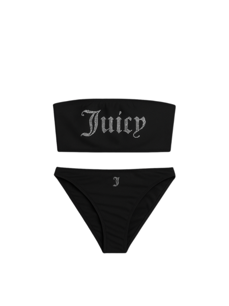 Juicy Couture Juicy Couture Bandeau Bikini - Black Juicy Couture Bandeau Bikini - Black
