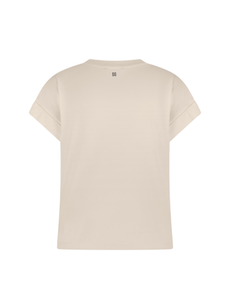 Nikkie Epaulette T-Shirt - Cream Nikkie Nikkie Epaulette T-Shirt - Cream