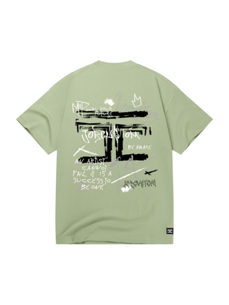 JorCustom JorCustom Artist Loose Fit T-Shirt - Sage Green JorCustom Artist Loose Fit T-Shirt - Sage Green