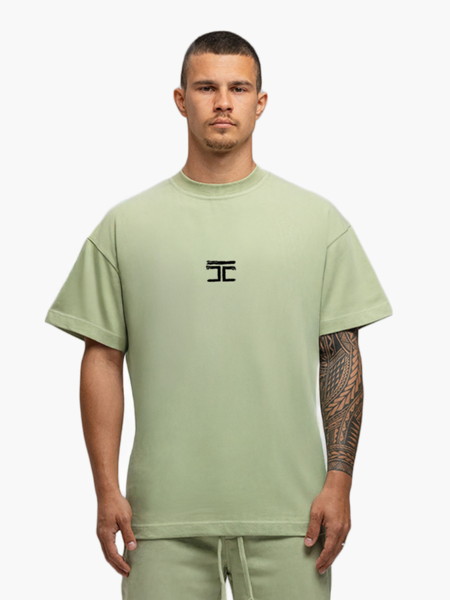 JorCustom Artist Loose Fit T-Shirt - Sage Green JorCustom JorCustom Artist Loose Fit T-Shirt - Sage Green