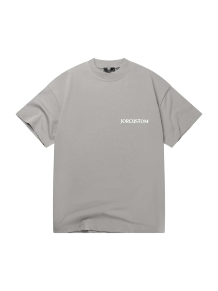 JorCustom Ribbon Loose Fit T-Shirt - Grey JorCustom JorCustom Ribbon Loose Fit T-Shirt - Grey