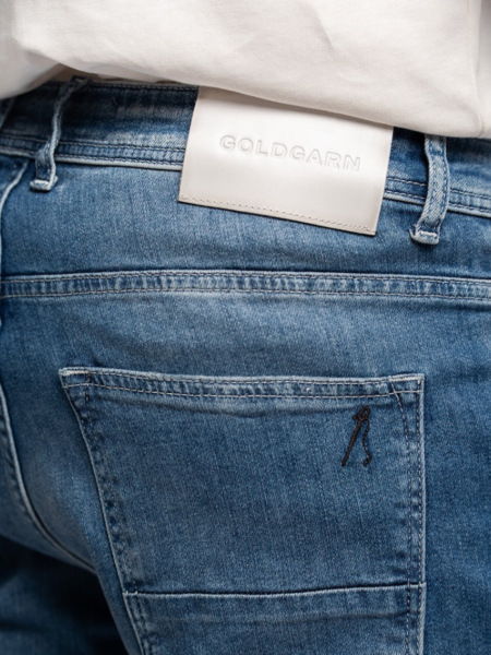 GoldGarn U2 Tapered Mens Fit Jeans - Light Blue Goldgarn GoldGarn U2 Tapered Mens Fit Jeans - Light Blue