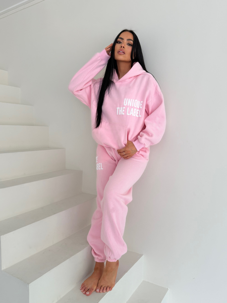 Unique The Label Unique The Label Elyana Hoodie - Powder Pink