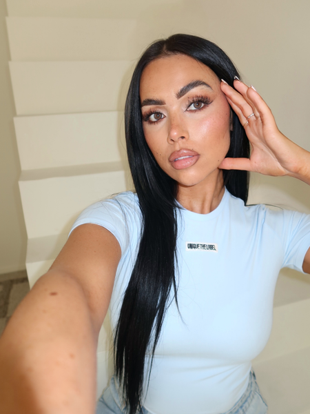 Unique The Label Nena Short Sleeve - Sky Blue Unique The Label Unique The Label Nena Short Sleeve - Sky Blue