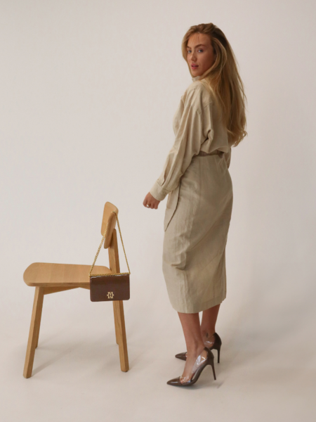 Josh V Nijra Skirt - Oat Josh V Josh V Nijra Skirt - Oat