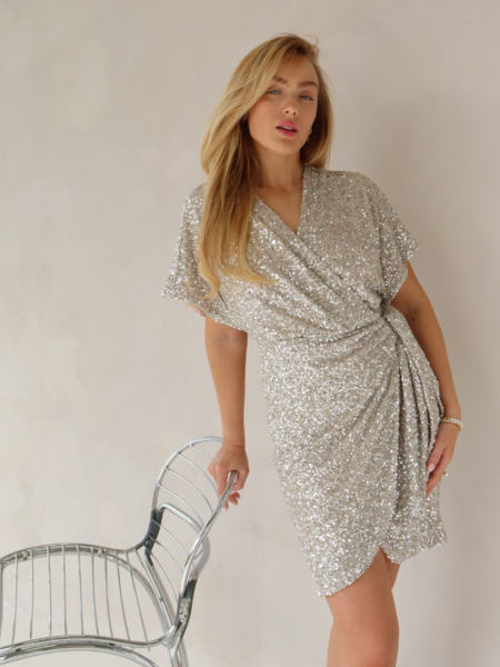 Josh V Elke Dress - Silver Josh V Josh V Elke Dress - Silver