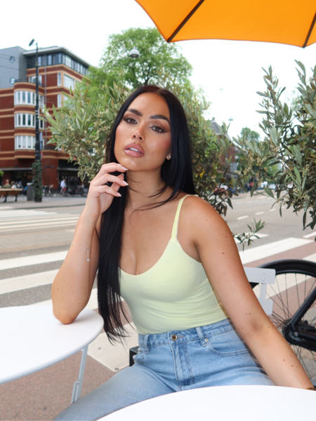 Unique The Label Aya Bodysuit - Soft Yellow Unique The Label Unique The Label Aya Bodysuit - Soft Yellow