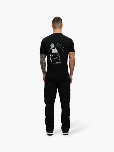 JorCustom One Way Ticket Slim Fit Tee - Black JorCustom JorCustom One Way Ticket Slim Fit Tee - Black