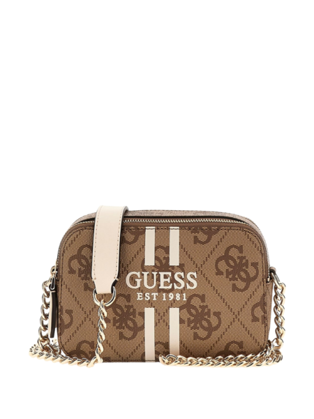 Guess Guess Noelle Ii Crossbody Camera - Latte Logo Guess Noelle Ii Crossbody Camera - Latte Logo