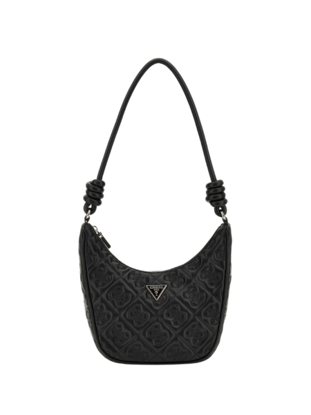 Guess Guess Adelasia Top Zip Shoulder Bag - Black Guess Adelasia Top Zip Shoulder Bag - Black