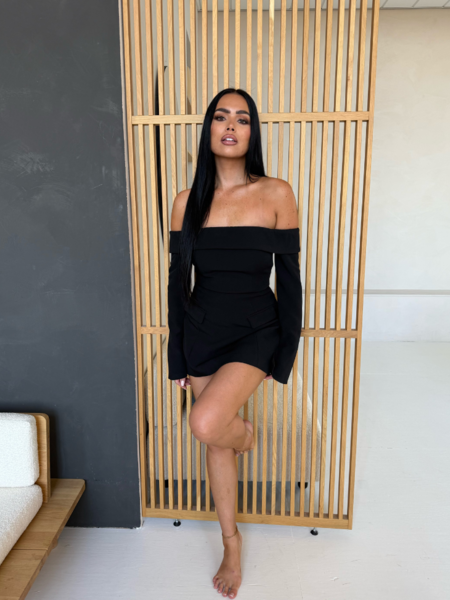 Unique The Label Emily Dress - Deep Black Unique The Label Unique The Label Emily Dress - Deep Black