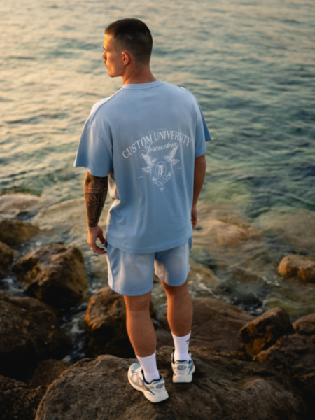 JorCustom Fade Terry Short - Blue JorCustom JorCustom Fade Terry Short - Blue