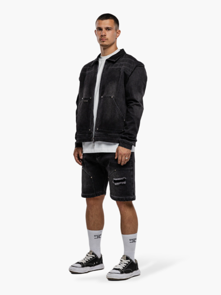 JorCustom Carpenter Denim Short - Black JorCustom JorCustom Carpenter Denim Short - Black