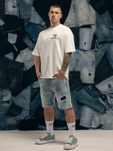 JorCustom Carpenter Denim Short - Blue JorCustom JorCustom Carpenter Denim Short - Blue