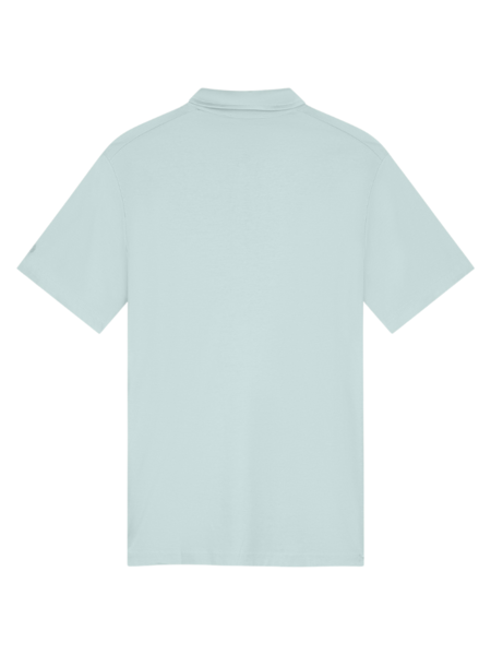 TriaD'oro Polo Zip Short Sleeve - Light Blue TriaD'oro TriaD'oro Polo Zip Short Sleeve - Light Blue