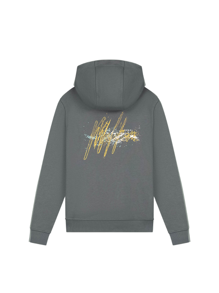 Malelions Malelions Kids Splash Hoodie - Anthracite/Light Orange