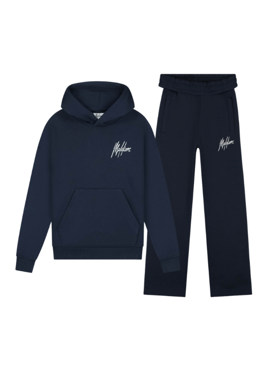 Malelions Malelions Girls Kiki Combi-Set - Navy/Light Blue