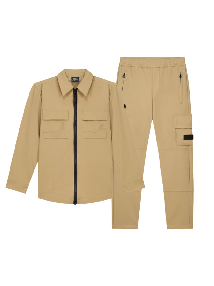 Malelions Malelions Kids Ripstop Combi-Set - Grey Brown