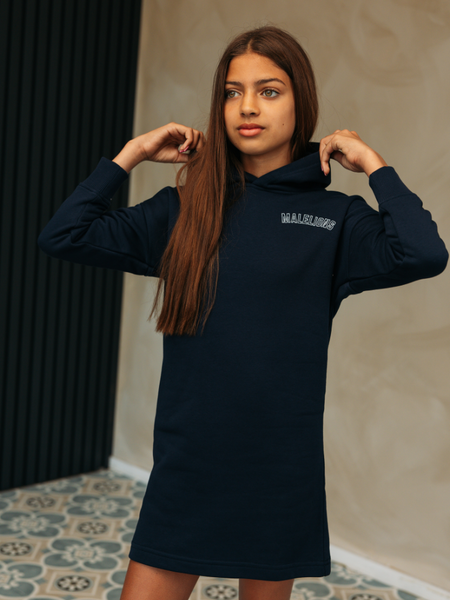 Malelions Malelions Girls Kylie Hoodie Dress - Navy