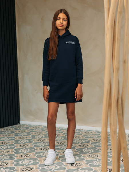 Malelions Malelions Girls Kylie Hoodie Dress - Navy