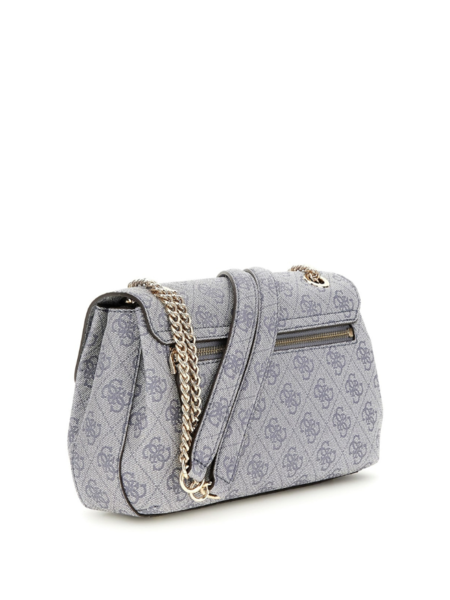 Guess Katya Crossbody Flap Bag - Slate Logo Guess Guess Katya Crossbody Flap Bag - Slate Logo
