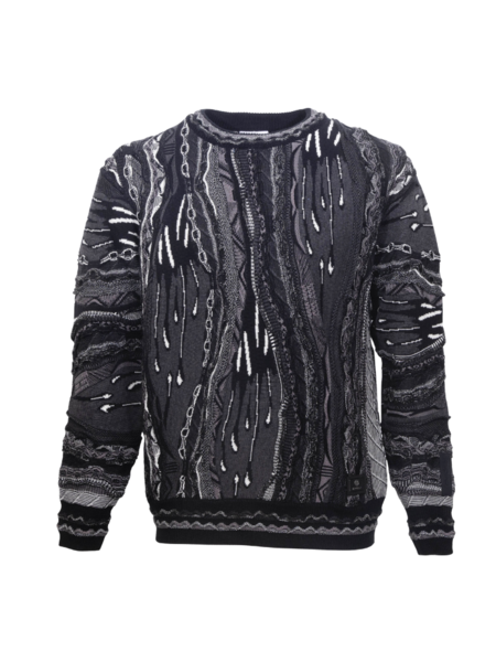 Carlo Colucci Carlo Colucci Pullover C12508 - Black Multicolor Carlo Colucci Pullover C12508 - Black Multicolor