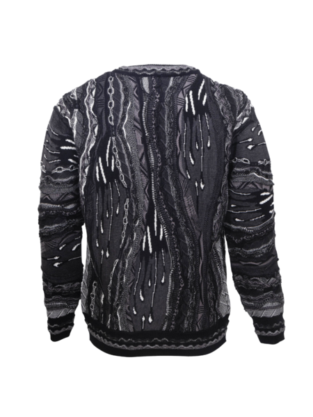 Carlo Colucci Carlo Colucci Pullover C12508 - Black Multicolor