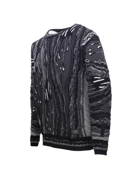 Carlo Colucci Carlo Colucci Pullover C12508 - Black Multicolor