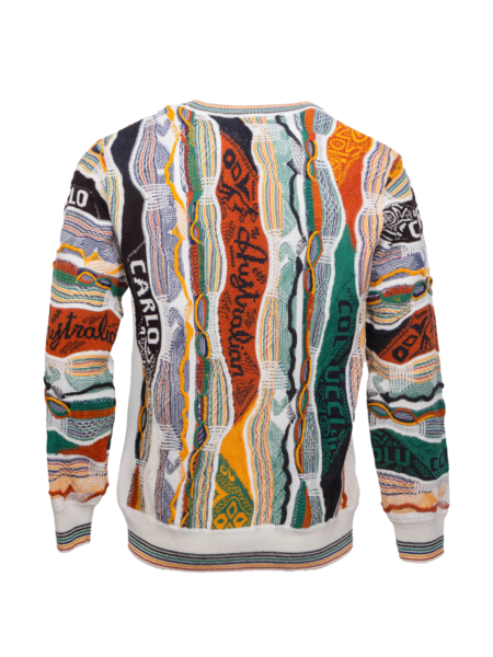 Carlo Colucci Carlo Colucci Pullover C126015 - Off-White Multicolor