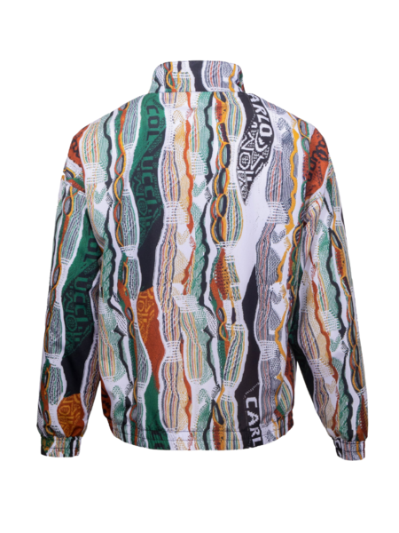 Carlo Colucci Carlo Colucci Jacket - 3D Knit Print C75065 - Off-White Multicolor