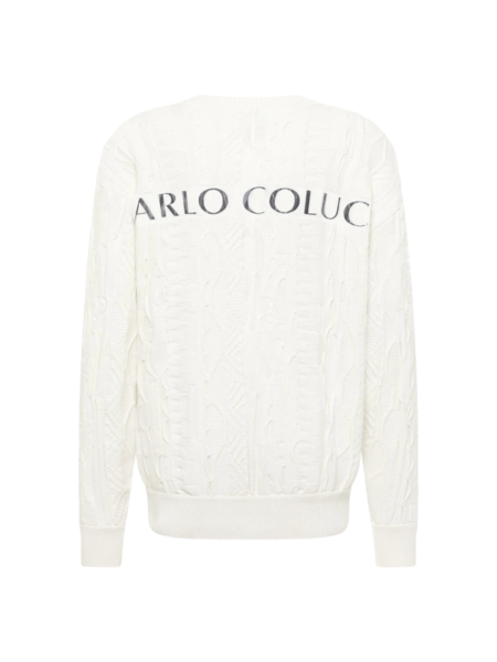 Carlo Colucci Carlo Colucci Knit Pullover C10006 - Off-White