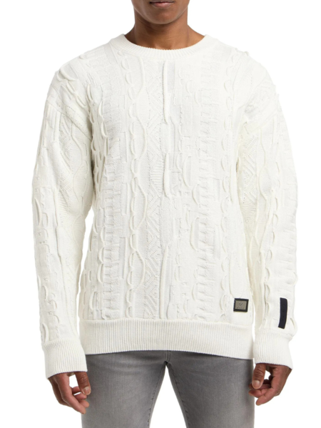 Carlo Colucci Carlo Colucci Knit Pullover C10006 - Off-White