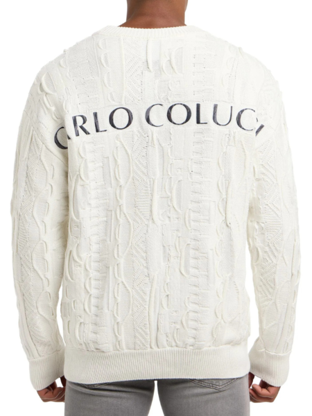Carlo Colucci Carlo Colucci Knit Pullover C10006 - Off-White