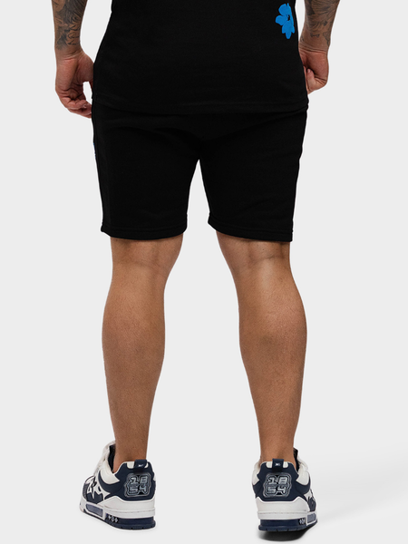 2LEGARE 2LEGARE Flower Short - Black/Cobalt