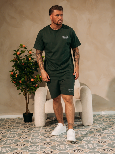 2LEGARE 2LEGARE Force Et Unite Short - Green