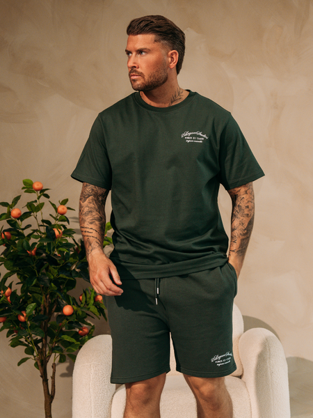 2LEGARE 2LEGARE Force Et Unite Short - Green