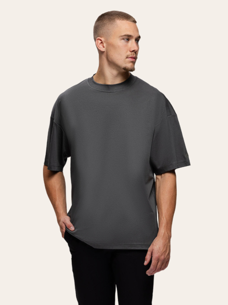 TriaD'oro TriaD'oro Loose Fit T-Shirt - Dark Grey TriaD'oro Loose Fit T-Shirt - Dark Grey