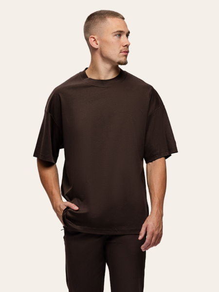 TriaD'oro Loose Fit T-Shirt - Brown TriaD'oro TriaD'oro Loose Fit T-Shirt - Brown