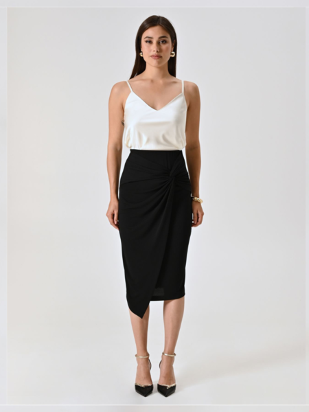 Rinascimento Rinascimento Baci Migaly Gon Skirt- Nero