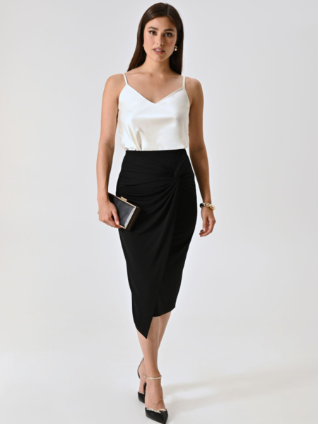 Rinascimento Rinascimento Baci Migaly Gon Skirt- Nero