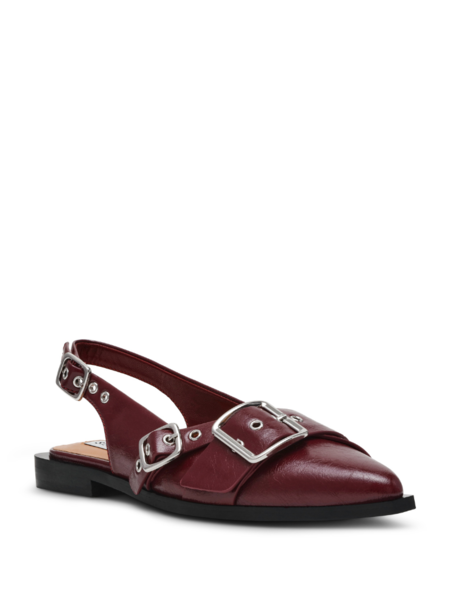 Steve Madden Steve Madden Grezly Flat Pump - DK Cherry Lacq
