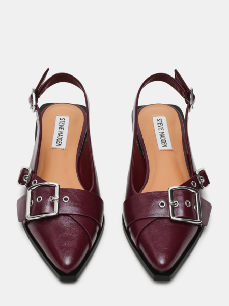 Steve Madden Steve Madden Grezly Flat Pump - DK Cherry Lacq