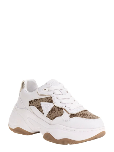 Guess Guess Accessoires Happy4 Sneaker - Beige Brown