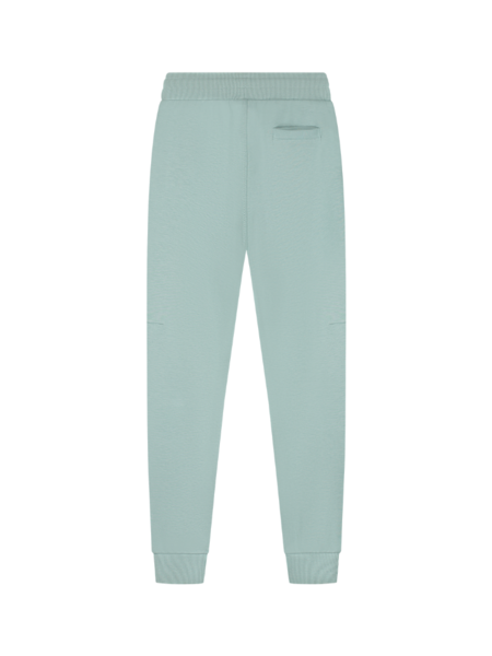 Malelions Malelions Kids Counter Trackpants - Aqua Grey/Light Orange