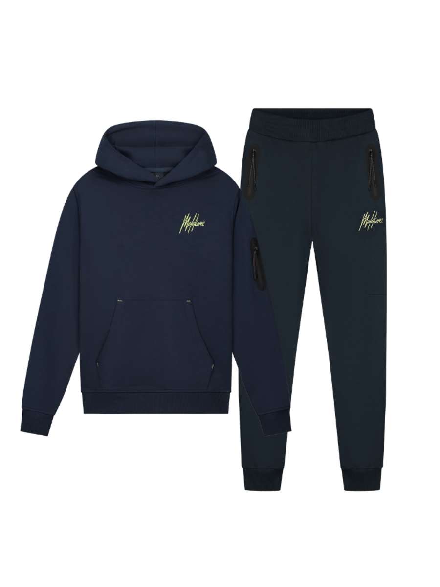 Malelions Malelions Kids Counter Combi-set - Navy/Bright Yellow