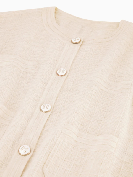 Fifth House Fifth House Desmond Cardigan - Cream