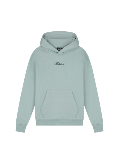 Malelions Kids Studio Hoodie - Aqua Grey Malelions Malelions Kids Studio Hoodie - Aqua Grey